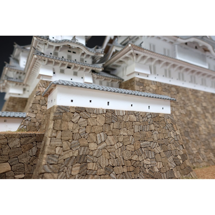 画像: ウッディージョー (NO.326) 1/150 姫路城 木製模型 組立キット  