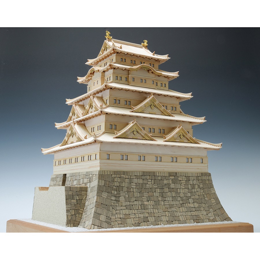 画像: ウッディジョー (NO.332) 1/150 江戸城 木製模型 組立キット 