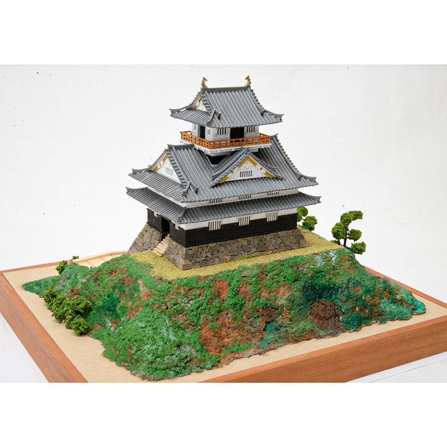 画像: ウッディジョー (NO.275) 1/150 岐阜城 木製模型 組立キット 