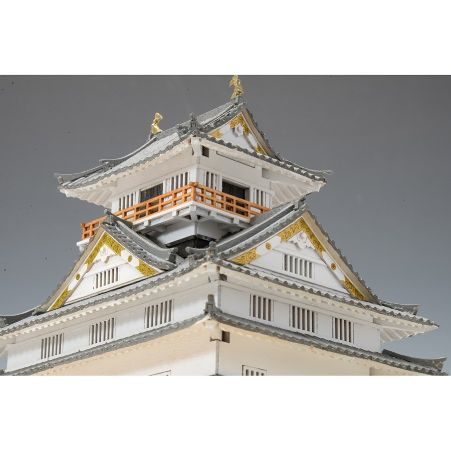 画像: ウッディジョー (NO.275) 1/150 岐阜城 木製模型 組立キット 