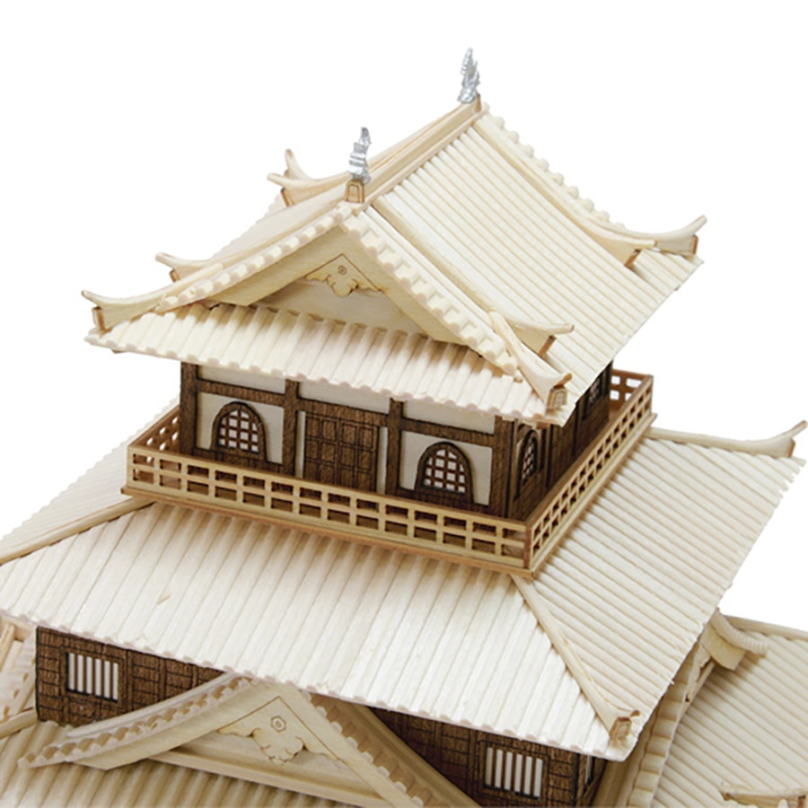 画像: ウッディジョー (NO.260) 1/150 広島城 木製模型 組立キット 
