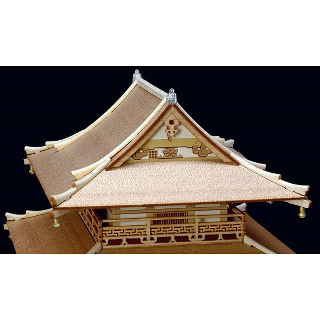 画像: ウッディジョー (NO.360) 1/150 法隆寺 中門 木製模型 組立キット 