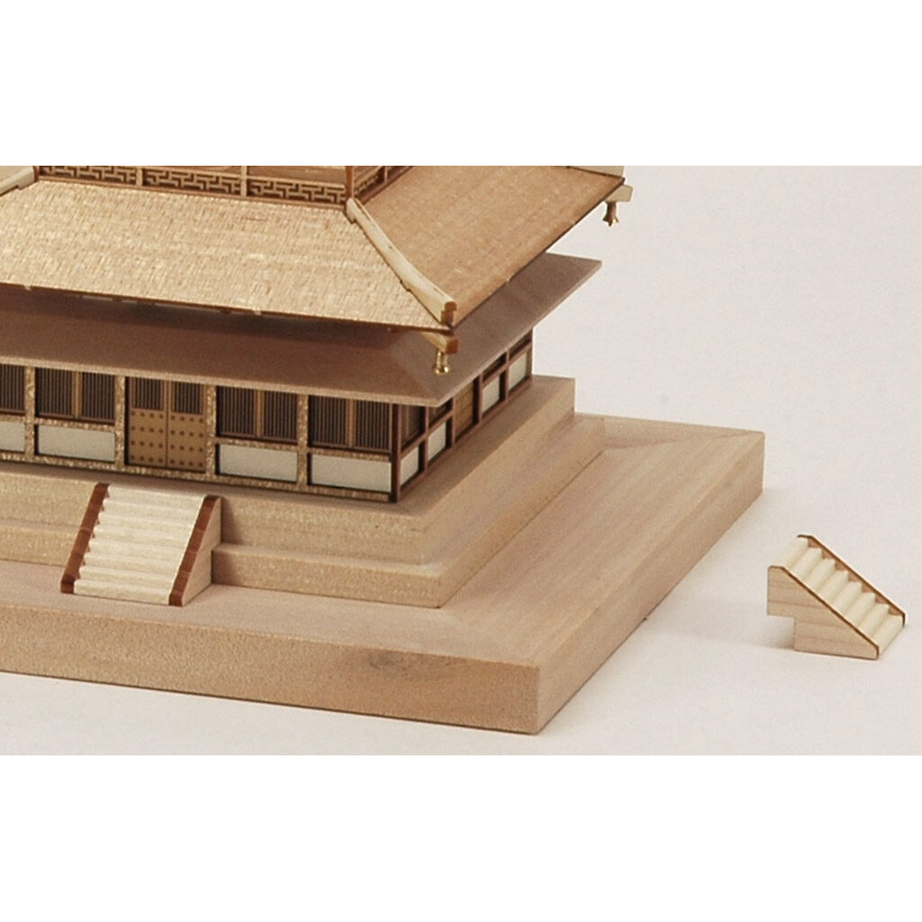 画像: ウッディジョー (NO.359) 1/150 法隆寺 五重の塔 木製模型 組立キット 