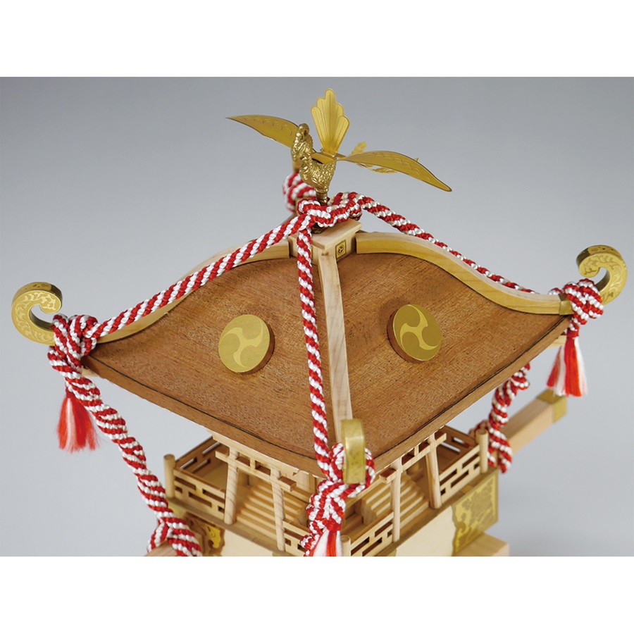 画像: ウッディジョー (NO.357) 1/10 ミニみこし 木製模型 組立キット 