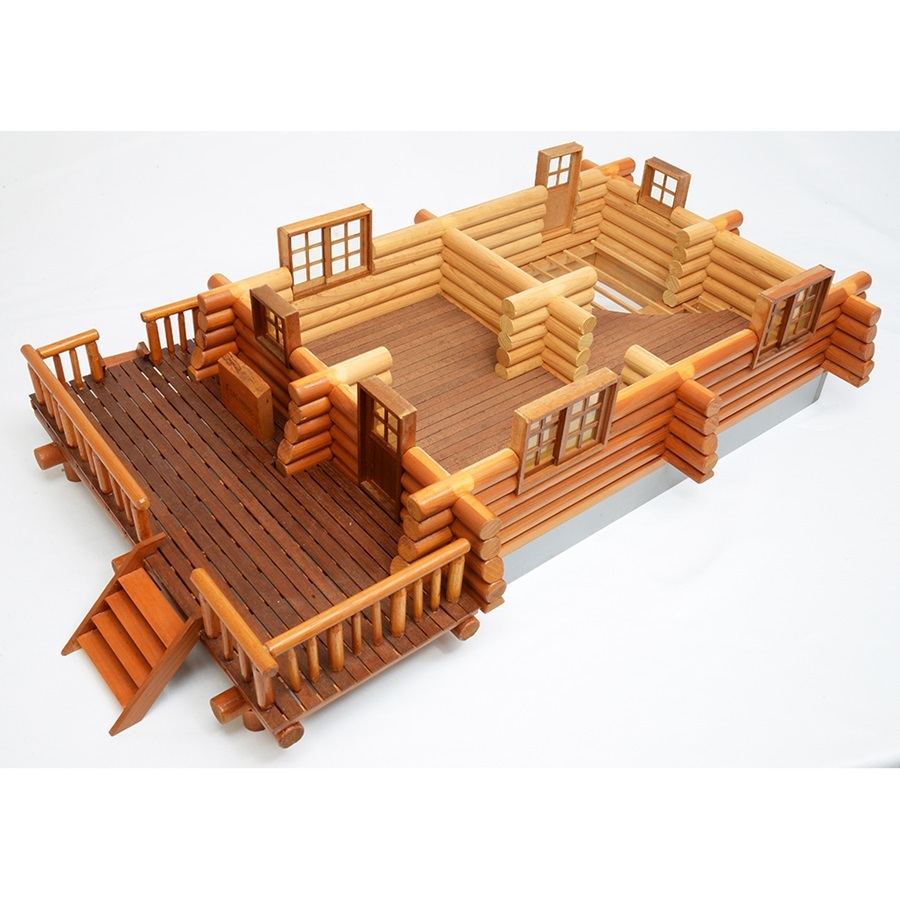 画像: ウッディジョー (NO.217) 1/24 ログハウス 木製模型 組立キット 