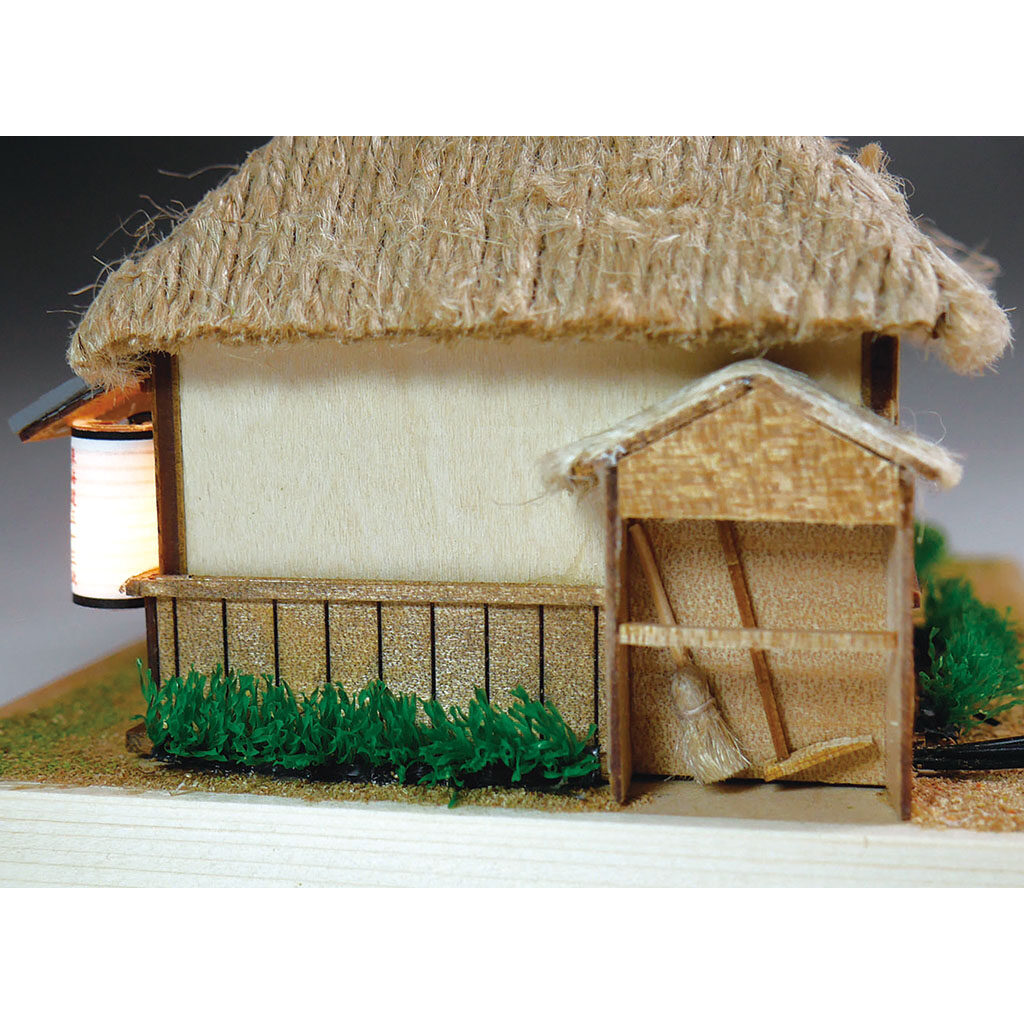 画像: ウッディジョー (NO.375) 東海道五十三次 丸子宿 木製模型 組立キット 