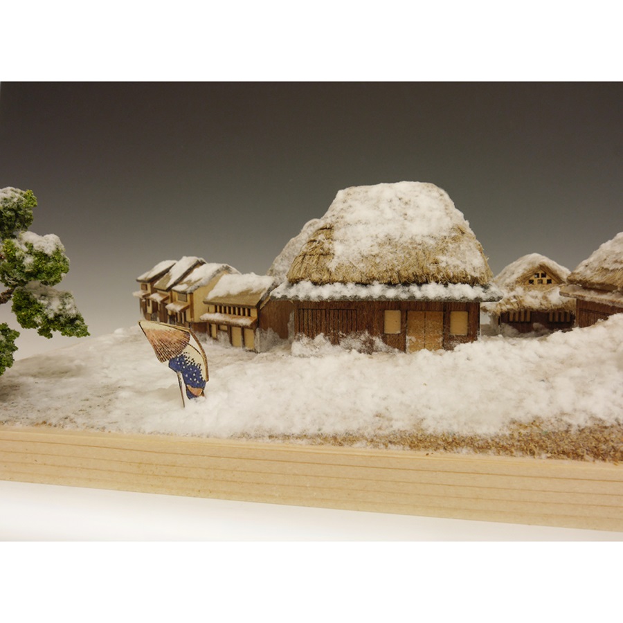 画像: ウッディジョー (NO.381) 東海道五十三次 蒲原宿 木製模型 組立キット 