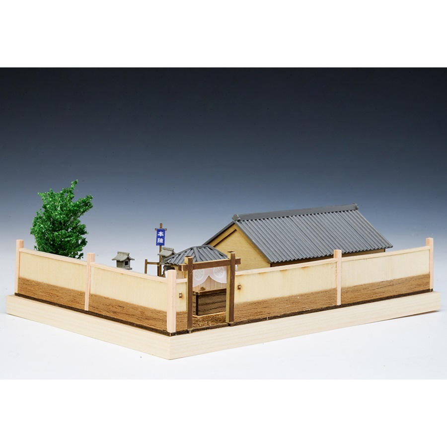 画像: ウッディジョー (NO.383) 東海道五十三次 関宿 木製模型 組立キット 