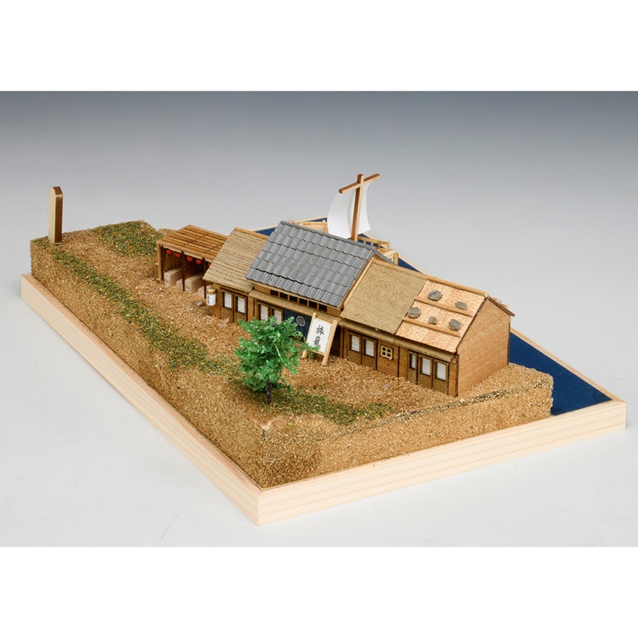 画像: ウッディジョー (NO.382) 東海道五十三次 品川宿 木製模型 組立キット 