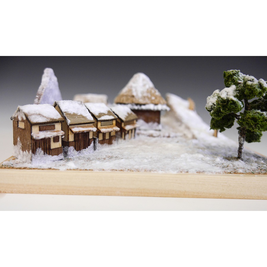 画像: ウッディジョー (NO.381) 東海道五十三次 蒲原宿 木製模型 組立キット 