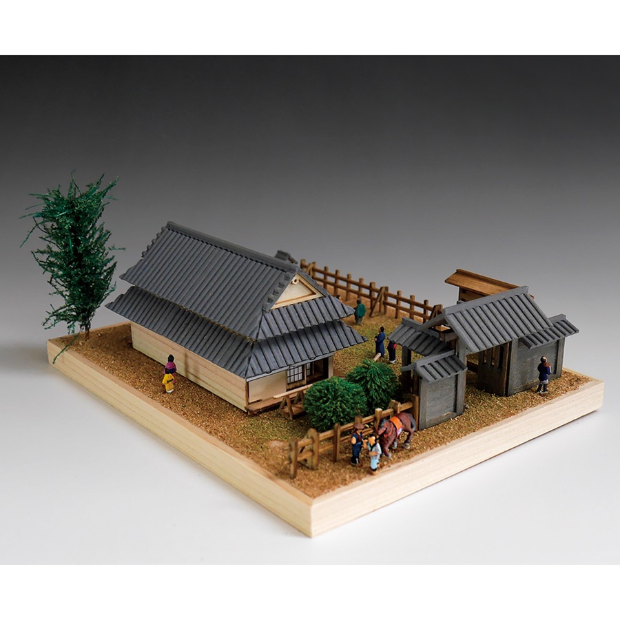 画像: ウッディジョー (NO.377) 東海道五十三次 新居関所 木製模型 組立キット 