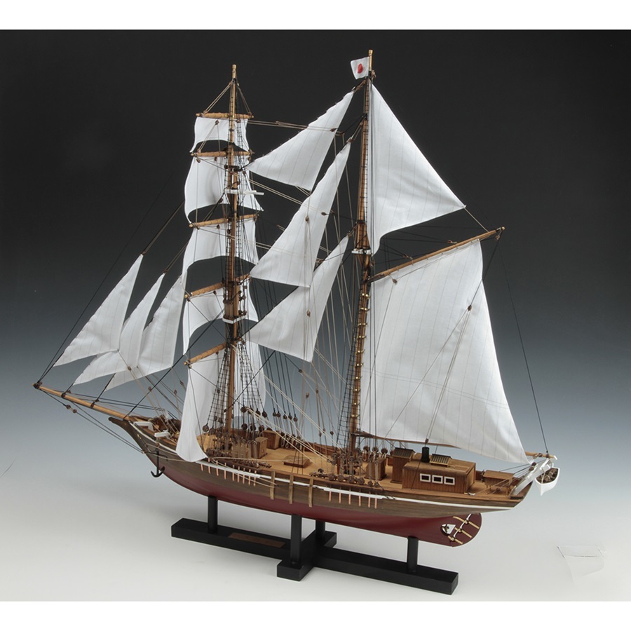 画像: ウッディジョー (NO.645) 1/70 忍路丸 木製模型 組立キット 