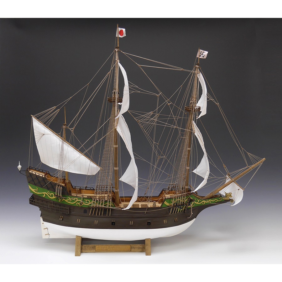 画像: ウッディジョー (NO.162) 1/80 サン・ファン・バウティスタ 木製模型 組立キット 