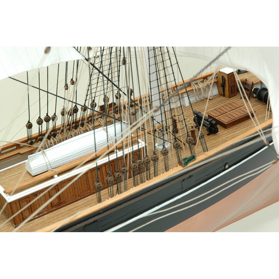 画像: ウッディジョー (NO.646) 1/80 カティサーク 木製模型 組立キット 