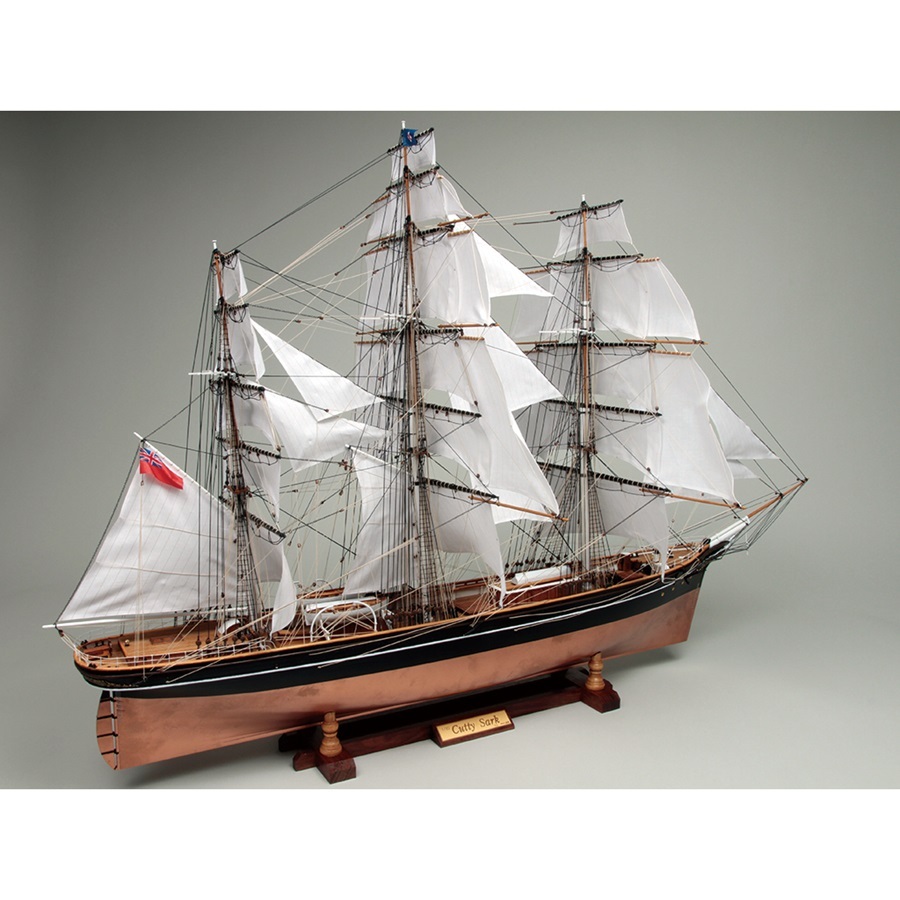 画像: ウッディジョー (NO.646) 1/80 カティサーク 木製模型 組立キット 