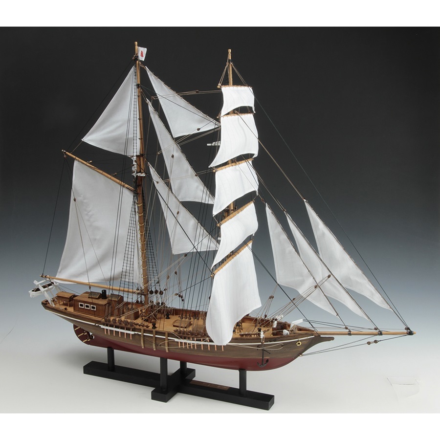 画像: ウッディジョー (NO.645) 1/70 忍路丸 木製模型 組立キット 