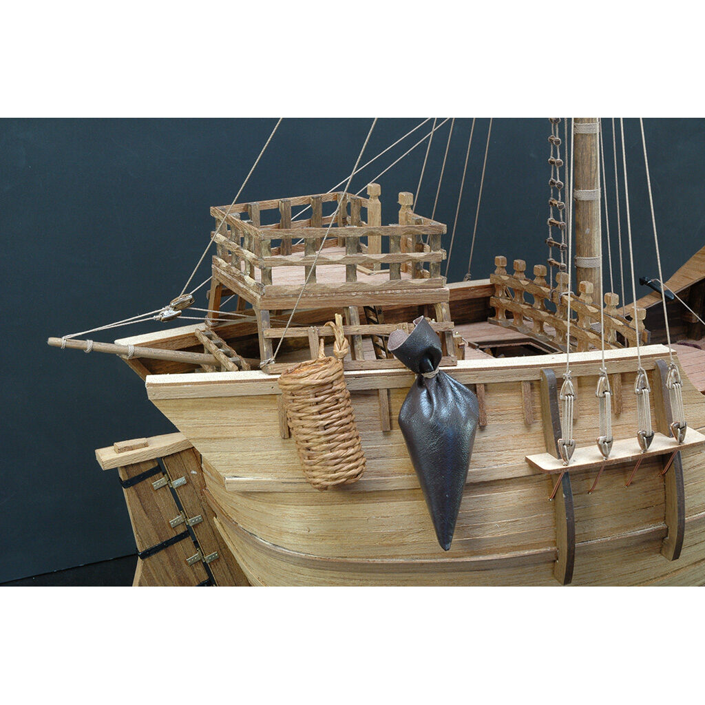 画像: ウッディジョー (NO.650) 1/30 カタロニア船 木製模型 組立キット 