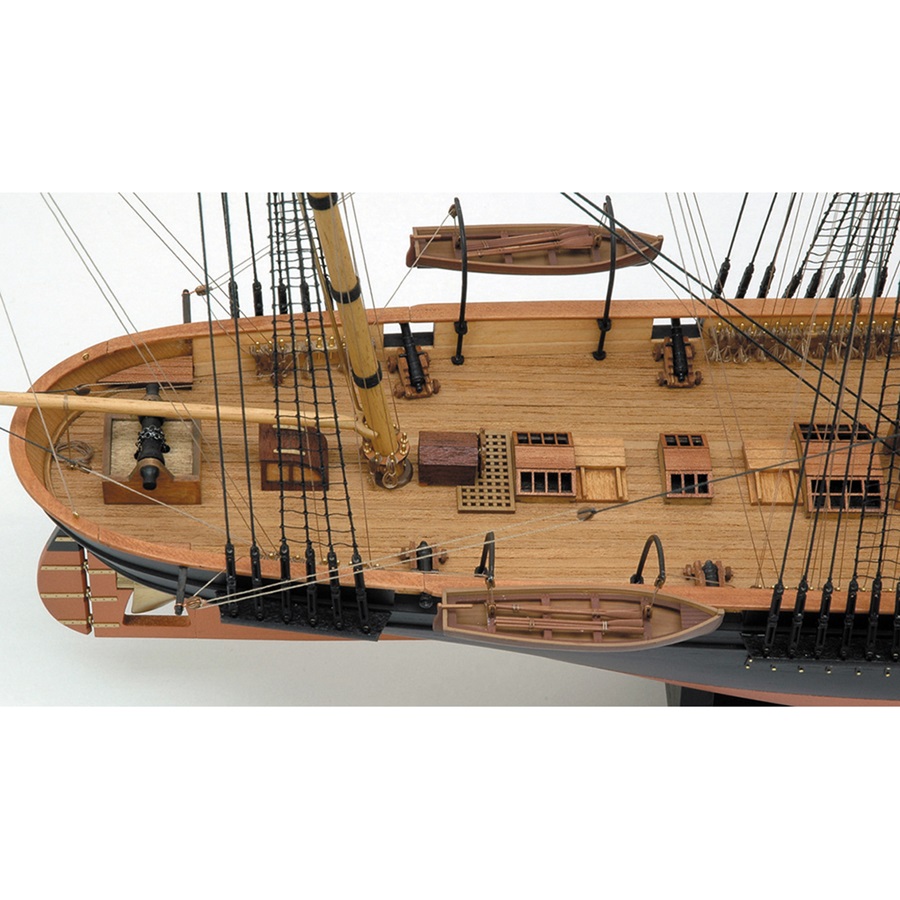 画像: ウッディジョー (NO.644) 1/75 咸臨丸（帆なし） 木製模型 組立キット 