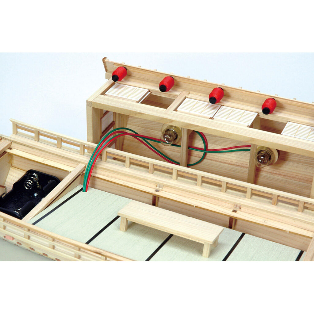 画像: ウッディジョー (NO.657) 1/24 屋形船 木製模型 組立キット 