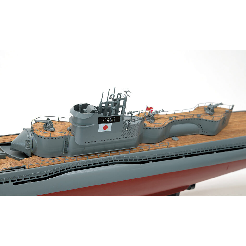 画像: ウッディジョー (NO.168) 1/144 伊400 日本特型潜水艦 木製模型 組立キット 