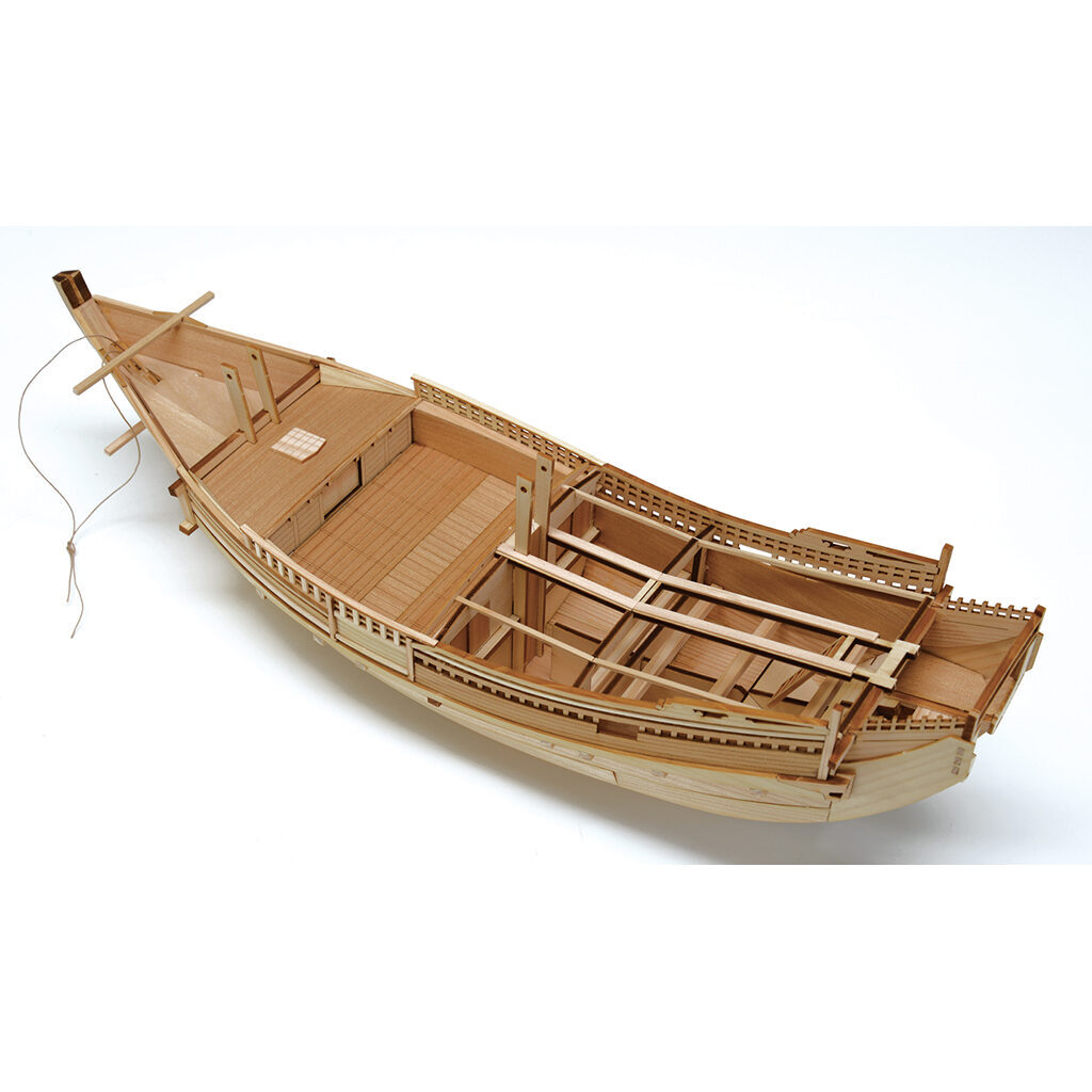 画像: ウッディジョー (NO.656) 1/72 北前船 木製模型 組立キット 