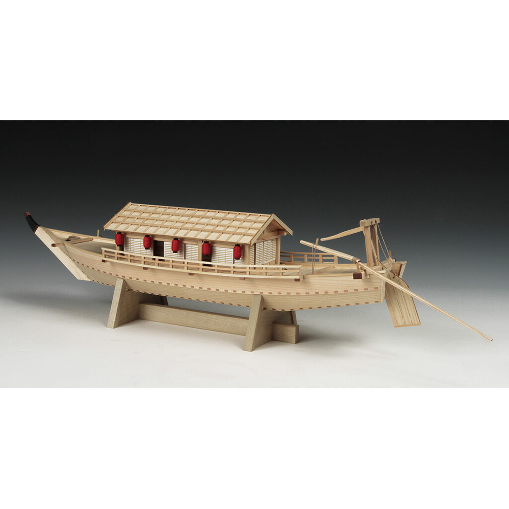 画像: ウッディジョー (NO.657) 1/24 屋形船 木製模型 組立キット 