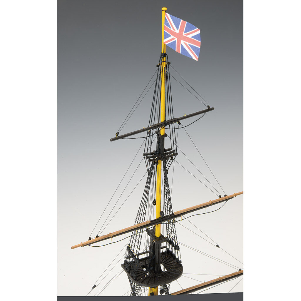 画像: ウッディジョー (NO.663) 1/160 ビクトリー カットモデル（帆なし）木製模型 組立キット 