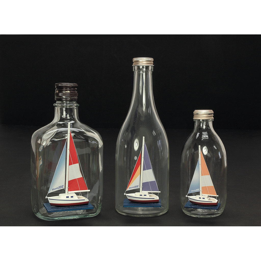 画像: ウッディジョー (NO.667) ミニ帆船 No.5　ミニヨットセット 木製模型 組立キット