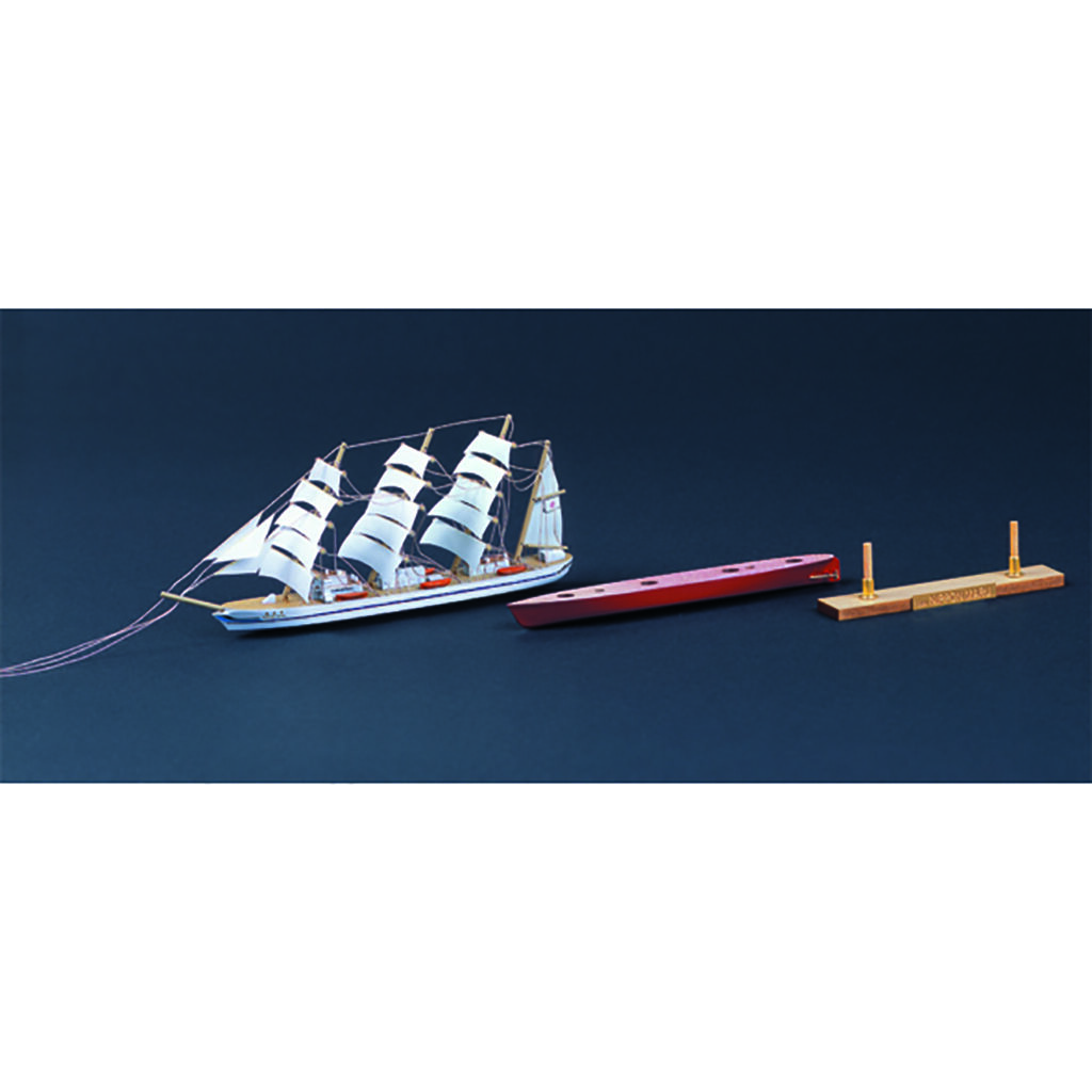 画像: ウッディジョー (NO.131) ボトルシップ No.1 日本丸 木製模型 組立キット