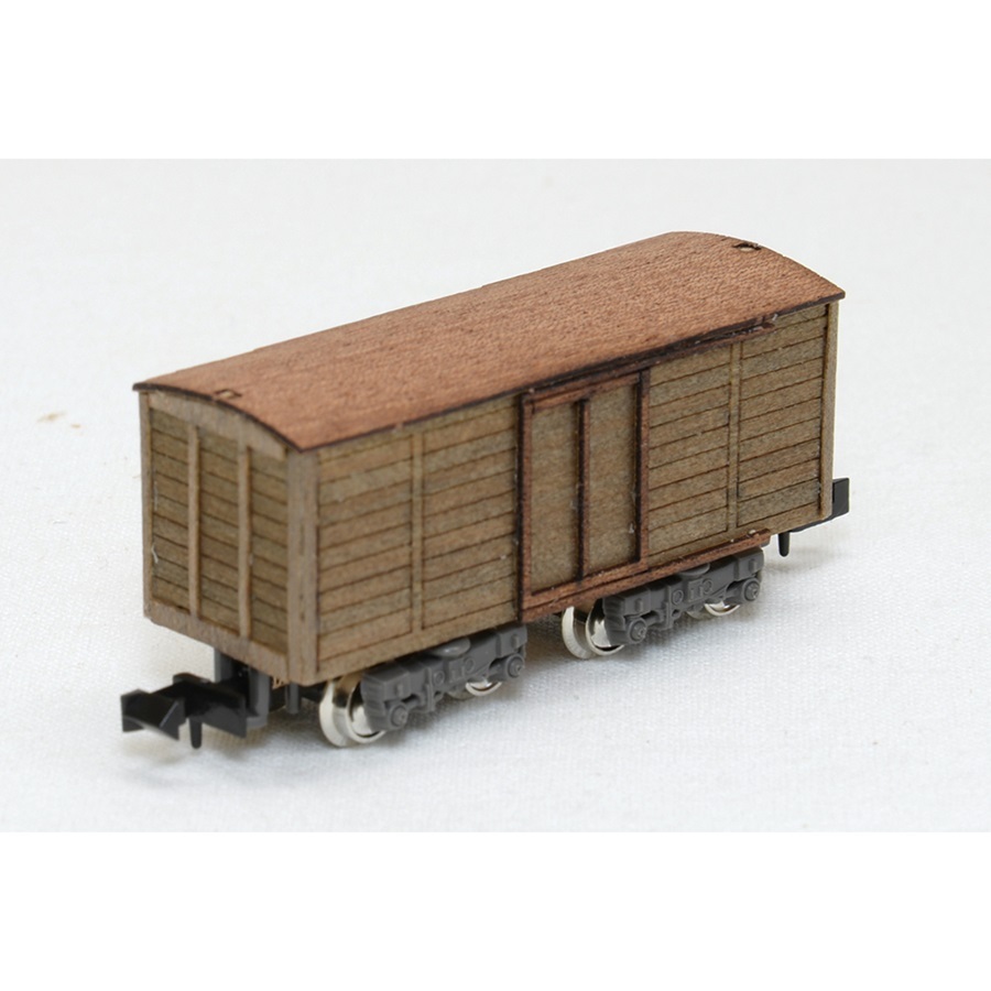 画像: ウッディジョー (NO.178) 1/150 懐かしの木造電車＆機関車 No.8 木製模型 組立キット  