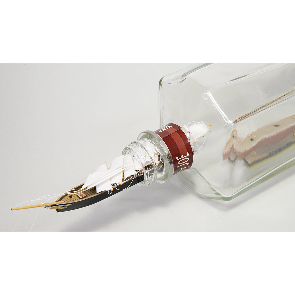 画像: ウッディジョー (NO.134) ボトルシップ No.4 カティサーク 木製模型 組立キット 