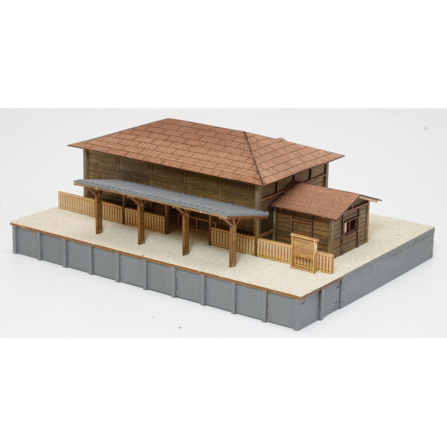 画像: ウッディジョー (NO.179) 1/150 懐かしの木造電車＆機関車 No.9 木製模型 組立キット 