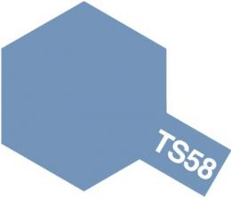 画像1: タミヤ TS-58 カラー スプレー (パールライトブルー 光沢)    