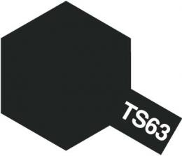 画像1: タミヤ TS-63 カラー スプレー (NATOブラック つや消し)   