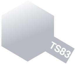画像1: タミヤ TS-83 カラー スプレー (メタルシルバー つやあり)    