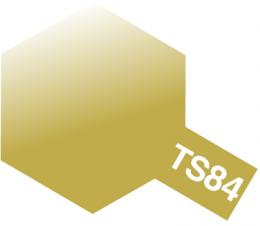 画像1: タミヤ TS-84 カラー スプレー (メタルゴールド つやあり)   